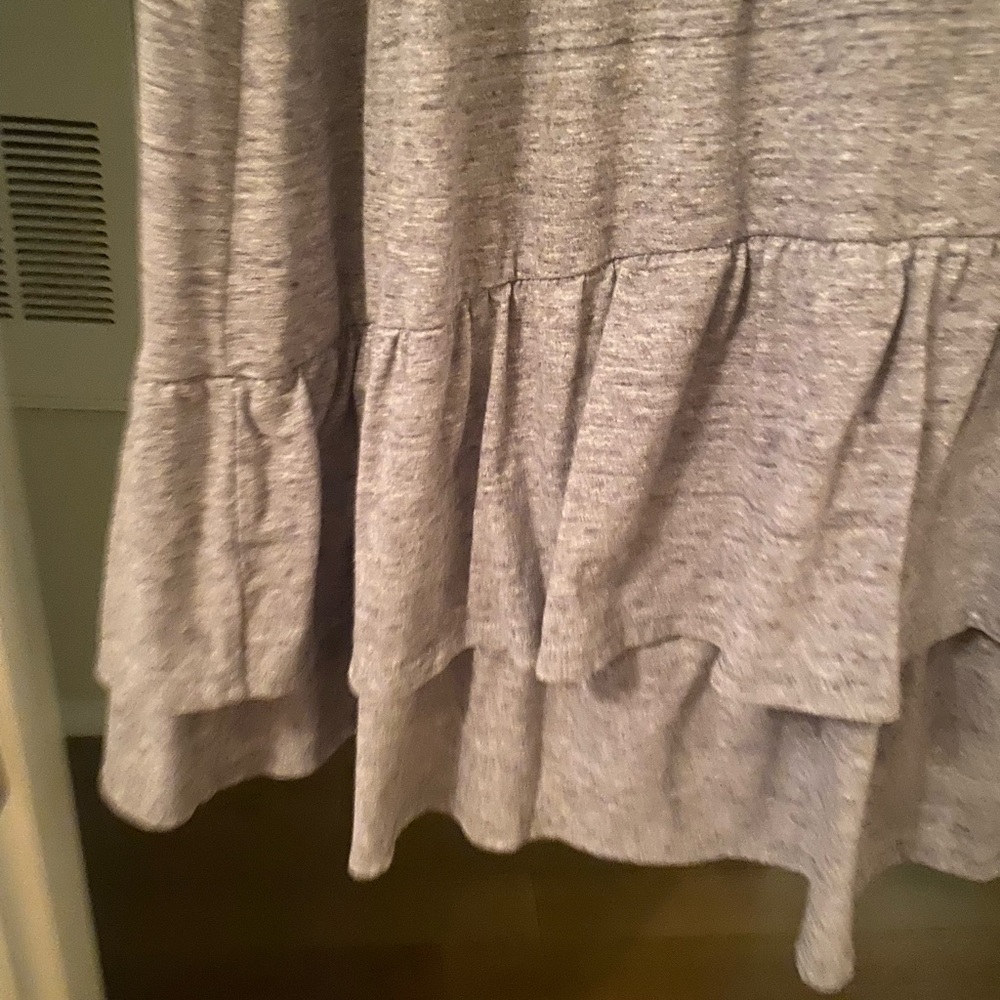 Lane Bryant Heather Gray Tiered Mini Dress - Picture 4 of 4